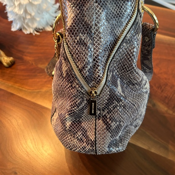 Michael Kors Brown Snake Print Women's Bag - Picture 3 of 8